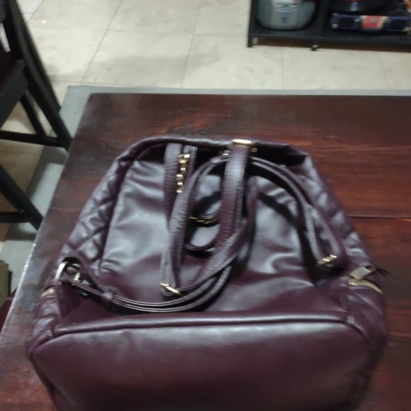 Aldo Brown Backpack Purse - Picture 2 of 6